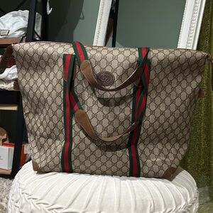 Gucci Monogram Tote travel Bag